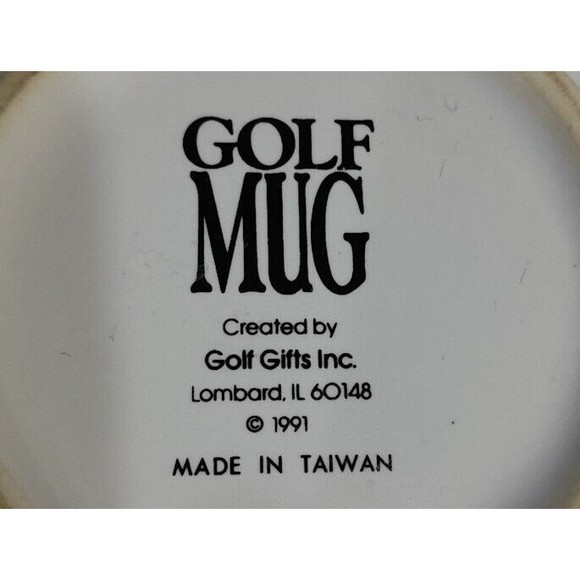 Vintage Golf coffee Mug MOST GOLFERS THE BEST WOOD IN THE BAG IS A PENCIL. Humor - Picture 6 of 6
